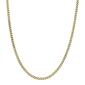 Mens Lynx Stainless Steel Thin Foxtail Chain Necklace - image 2