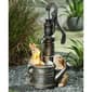 Resin Bunnies with Water Pump Fountain - image 1