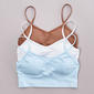 Girls Limited Too(tm) 3pk. Seamless Floral/Solid Bralettes - image 1