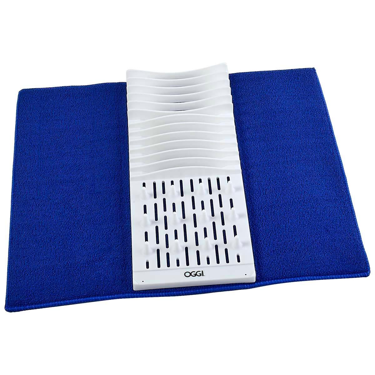Dish Rack and Drying Mat Set