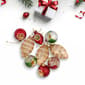 Northlight Seasonal 9ct. Glittered Retro Christmas Ornaments - image 6
