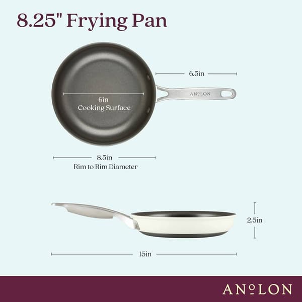 Anolon&#174; Achieve Hard Anodized Nonstick 8.25in. Frying Pan