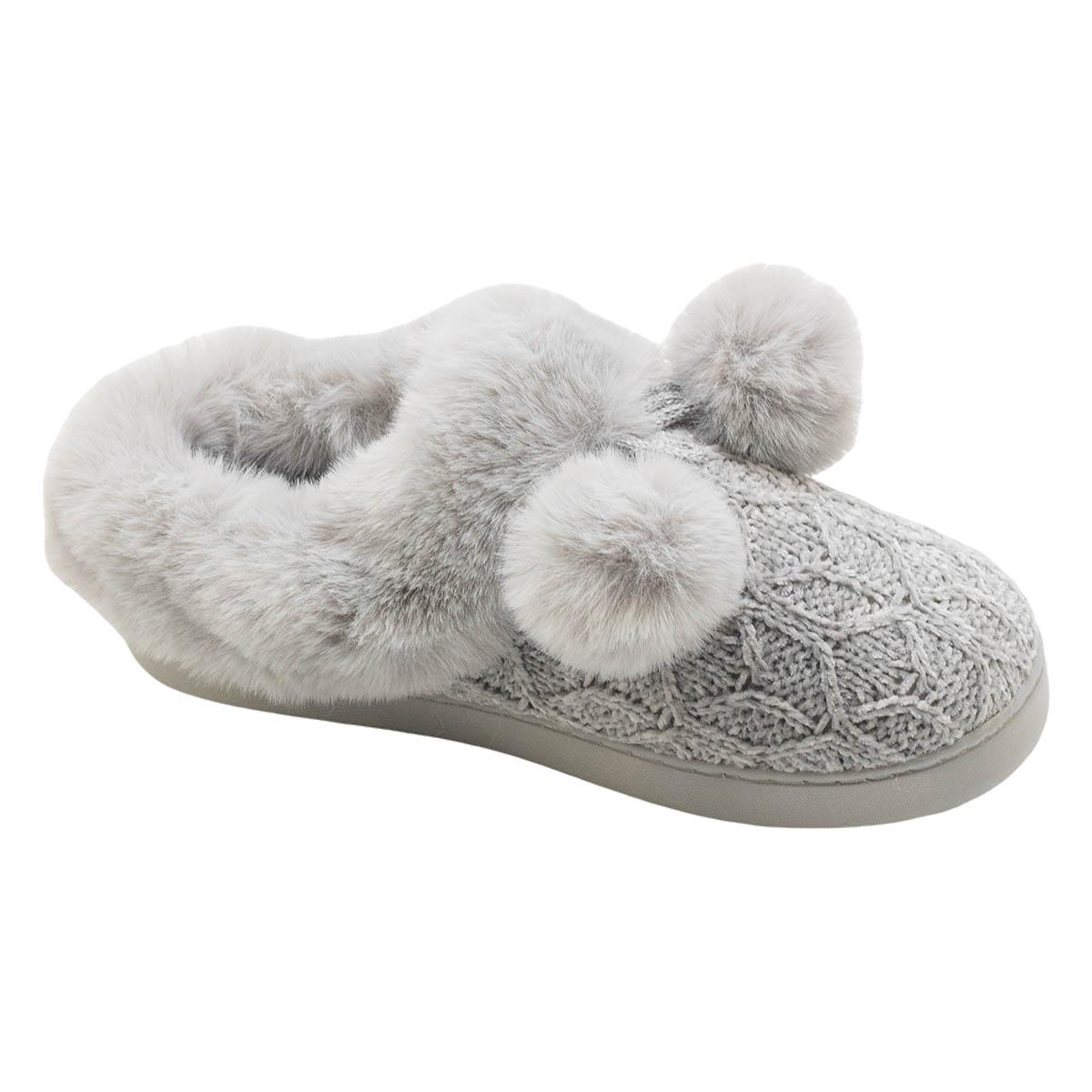 Womens Cuddl Duds(R) Chenille Texture Clog Slippers