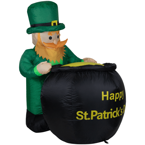 Northlight 4ft. LED Lighted Inflatable Leprechaun