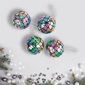 Northlight 4ct. Mermaid Iridescent Christmas Ball Ornaments - image 1