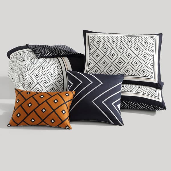 Bebejan® Geometric Cotton 5pc. Reversible Comforter Set