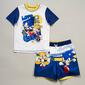 Boys &#40;4-7&#41; Sonic & Tails Rash Guard & Swim Trunks Set - image 1