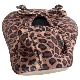 Womens Isotoner Satin Ballerina Slippers - Cheetah