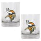 NFL Minnesota Vikings 2pc. 14oz. Rocks Glass Set - image 1