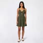 Juniors Angie Floral Eyelet Keyhole Slip Dress - image 1