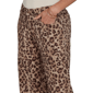 Petite Ruby Rd. Game of Luxe Leopard Wide Leg Jeans - image 5