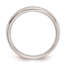 Pure Fire 14kt. White Gold Lab Grown 11-Stone Channel Band