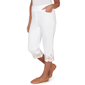 Petite Alfred Dunner Natural Wonder Leaf Cut Out Capris - image 3