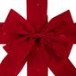 Northlight Seasonal Pre-Lit Red Velvet Christmas Door Bow - image 5