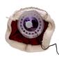 Kurt S. Adler 12in. Burgundy Angel Tree Topper with LED Lights - image 8