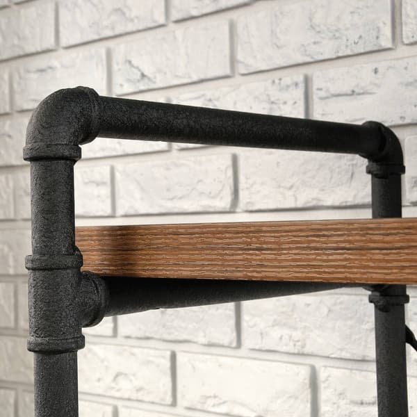 Sauder Iron City Collection Tall Bookcase
