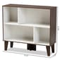 Baxton Studio Senja Two-Tone 4 Shelf Bookcase - image 7