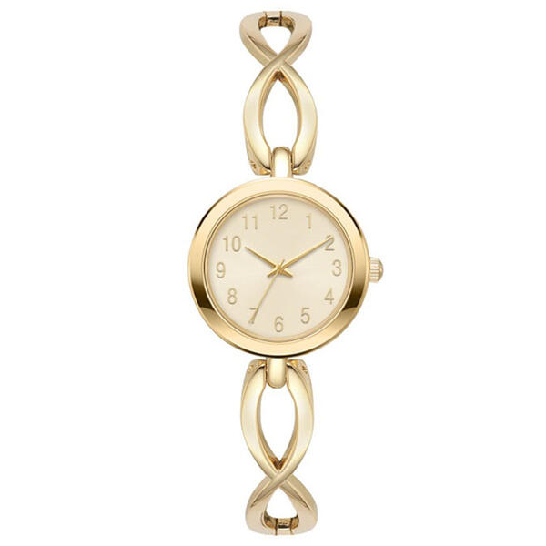 Womens Gold-Tone Light Champagne Dial Watch - 14998G-07-A27 - image 