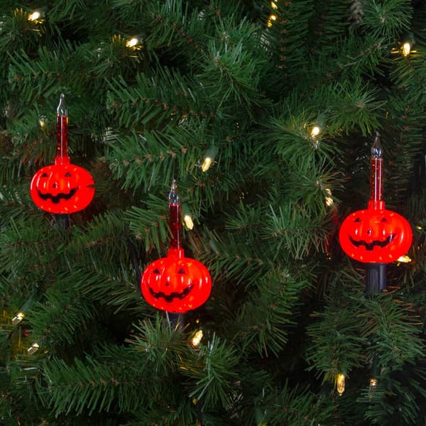 Northlight Seasonal 7-Count Jack O' Lantern Bubble Lights
