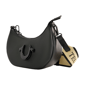 True Religion Logo Strap Crescent Hobo Bag - image 3