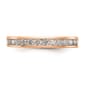 Pure Fire 14kt. Rose Gold Lab Grown 1ctw. Eternity Band - image 1