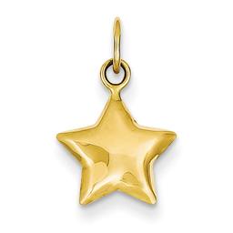 Gold Classics(tm) 14kt. Yellow Gold 3D Puffed Star Charm