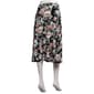 Womens Kasper Pull On Flared Floral Midi Skirt - image 2