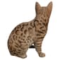 Hi-Line Gift Petite Brown Sitting Bengal Garden Statue - image 3