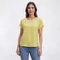 Womens Ninety Clothing Short Sleeve Airflow Round Neck Tee - image 1