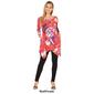 Womens White Mark Floral Tunic with Pockets - image 5