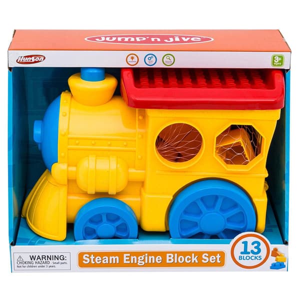 Jump''n Jive Steam Engine Block Set - image 