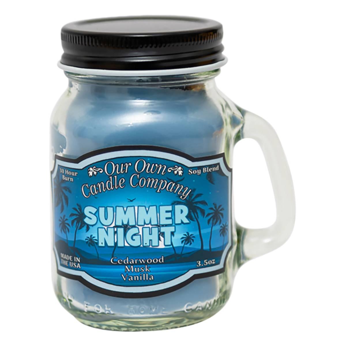 Our Own Candle Company Summer Night 3.5oz. Mini Mason Jar Candle