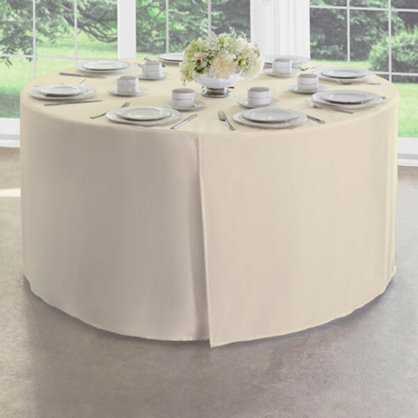 Levinsohn Round Ivory Table Cover - image 