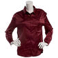 Juniors Love Tree Satin Oversized Button Up Shirt - image 1