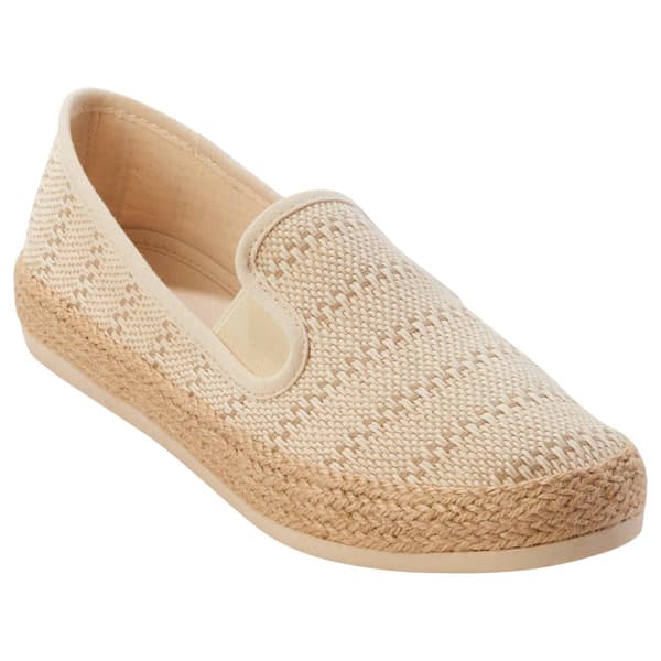 Womens Esprit Nadine Espadrille Fashion Sneakers - Cream Crochet - Boscov's