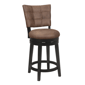 HH2 Home Kaede Wood Counter Height Brown Swivel Stool - image 2