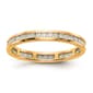 Pure Fire 14kt. Yellow Gold Lab Grown 1/2ctw. Eternity Band - image 2