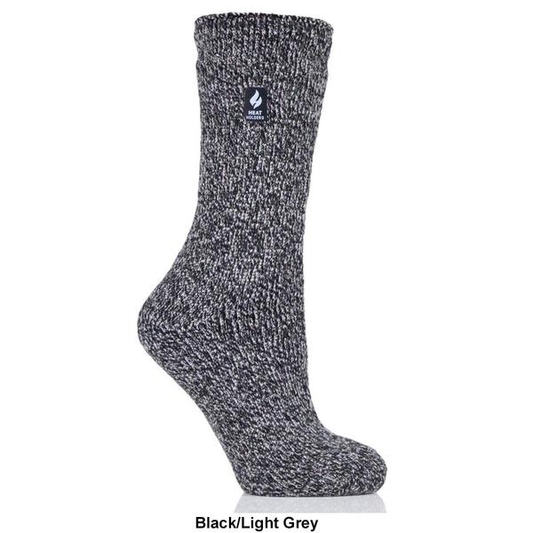 Womens Heat Holders Primrose Twist Crew Socks