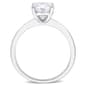 Sterling Silver 2ctw. White Moissanite Engagement Ring - image 2