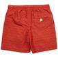 Mens Joe Marlin Colorful Palm Swim Trunks - Red Mango - image 3