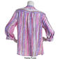 Plus Size Preswick & Moore Casual Abstract Button Down Blouse - image 2