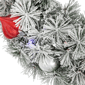 Northlight Dual Color LED Snowy Bristle Pine Christmas Wreath - image 6