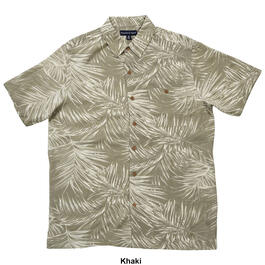 Mens Preswick &amp; Moore Leaf Rayon Button Down Shirt