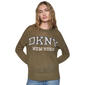 Womens DKNY Jeans Long Sleeve Open Stitch Varsity Logo Sweater - image 6