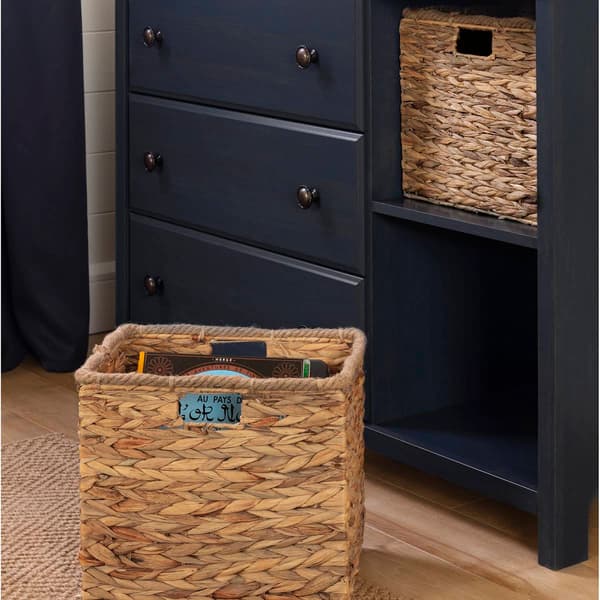 South Shore Cotton Candy Blueberry 3-Drawer Dresser w/Baskets