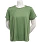 Womens Rene Rofe(R) Short Sleeve Pajama Tee w/Venice Dot Trim - image 1