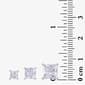 Forever New Sterling Silver 4mm, 5mm & 7mm CZ Stud Earrings Set - image 5