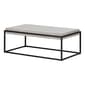 South Shore Mezzy Rectangular Concrete Industrial Coffee Table - image 1