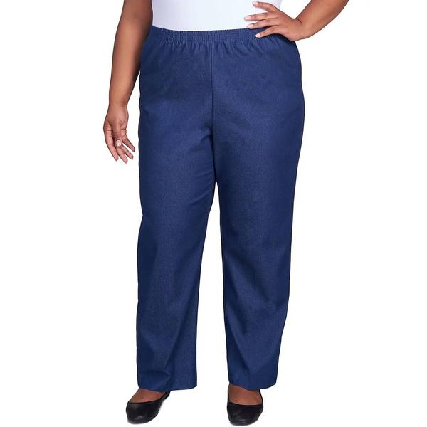 Plus Size Alfred Dunner Classics Denim Casual Pants - Average