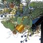 National Tree 28in. Swiss Chic Blue/Champagne Wreath - image 3